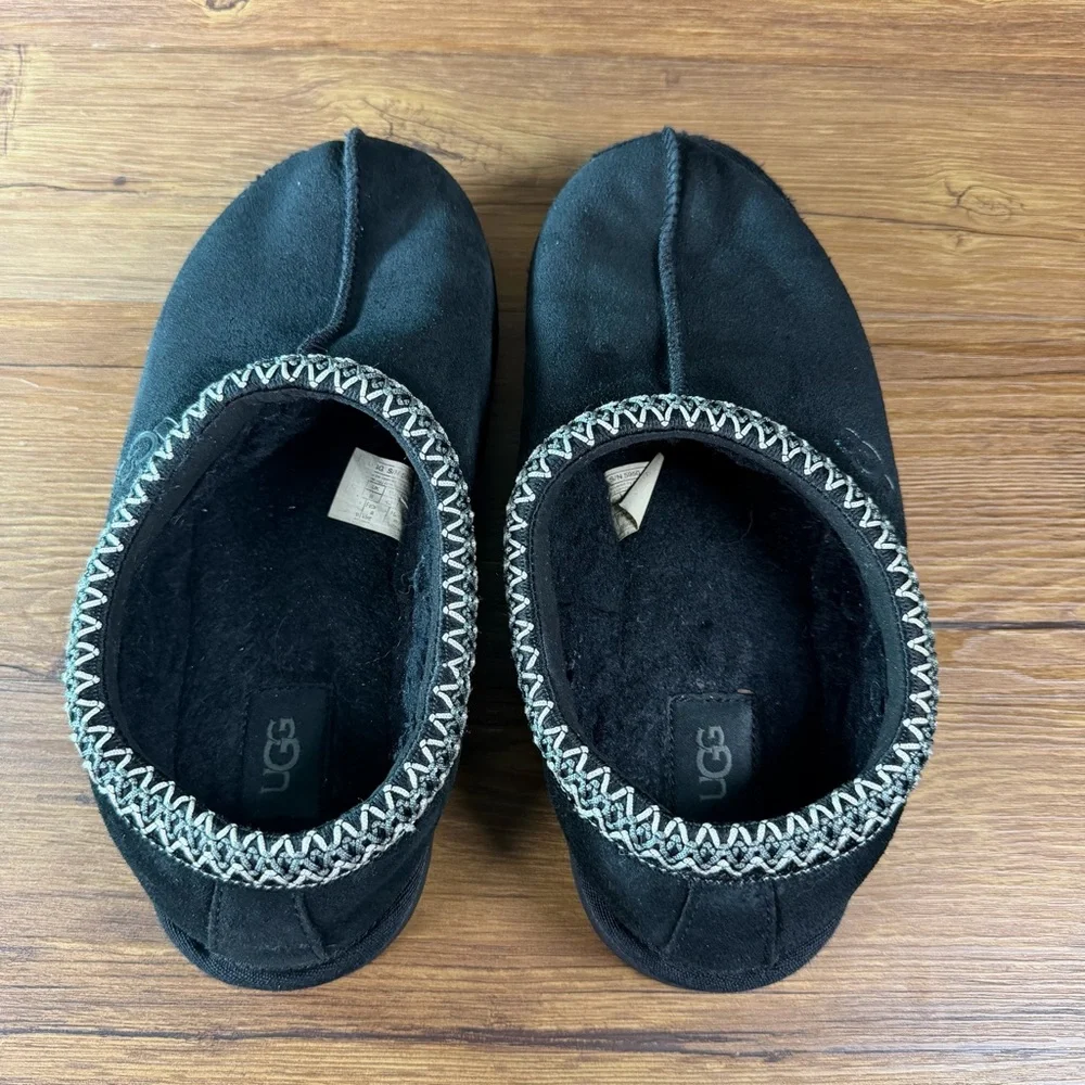Ugg Tasman Slipper Mules Clogs Men’s‎ Size 9 Shoes Black Suede